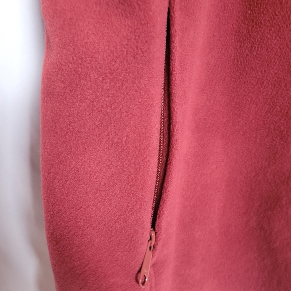 Columbia Men's Fleece Jacket Steens Mountain Rust Red Size XL - Picture 3 of 9